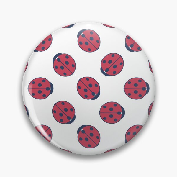 Item preview, Frenetic Fourth of July Ladybugs Seamless Surface Pattern Red White Blue designed and sold by MoePark.