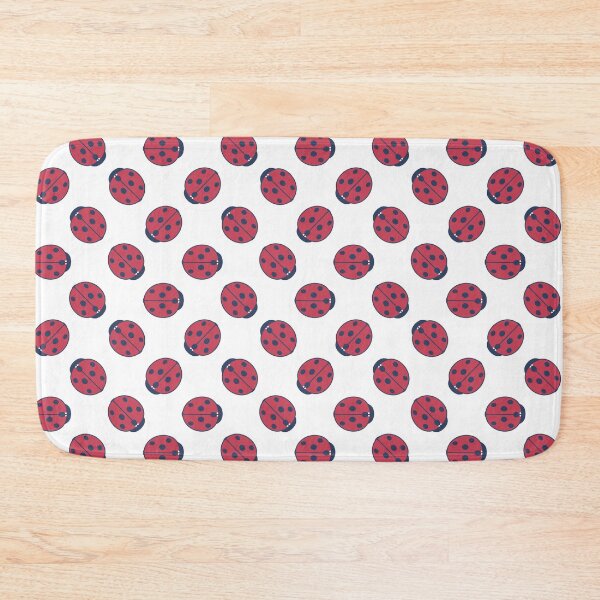 Item preview, Frenetic Fourth of July Ladybugs Seamless Surface Pattern Red White Blue designed and sold by MoePark.