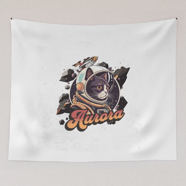 Item preview, Astronaut Cat in a Space Theme designed and sold by Tuong Nguyen.