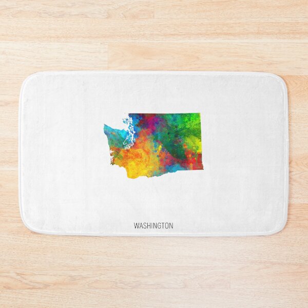 Item preview, Washington Watercolor Map designed and sold by ArtPrints.
