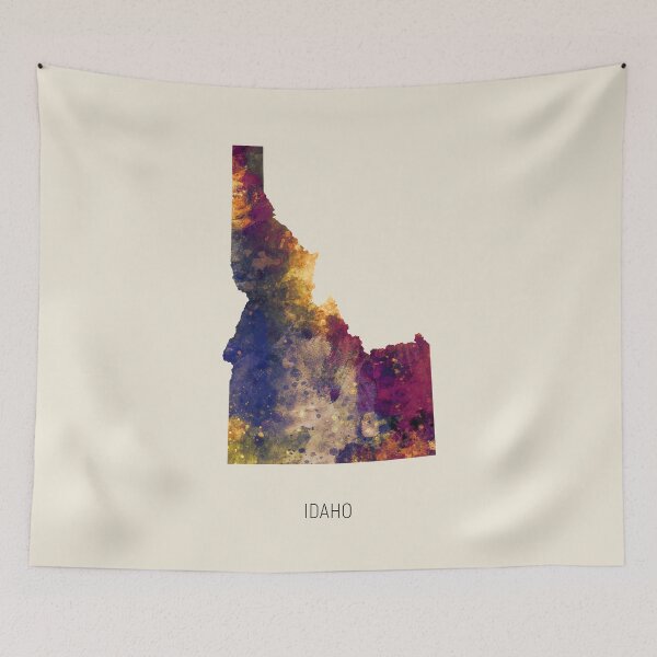 Item preview, Idaho Watercolor Map designed and sold by ArtPrints.