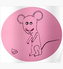 Mouse - Souris - Martin Boisvert Poster