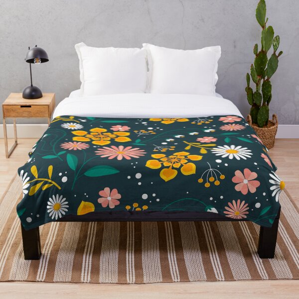 Item preview, Colorful floral seamless pattern designed and sold by thecreativerse.