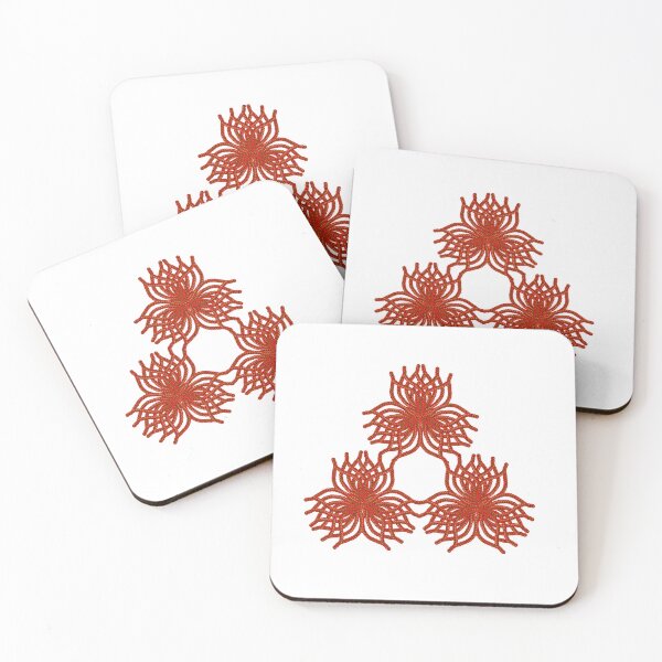 Item preview, Flor triquetra roja designed and sold by Picture-Dot-Art.