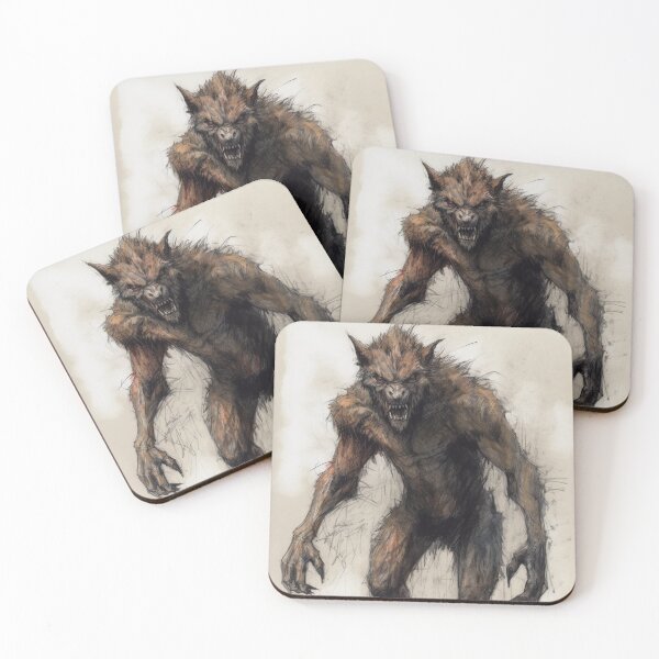 Item preview, Werewolf Tales - Sketch Art designed and sold by letsgetinspired.