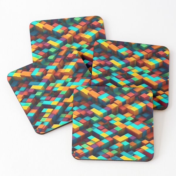 Item preview, Hard colour blocks designed and sold by Psy-Dye-AI.