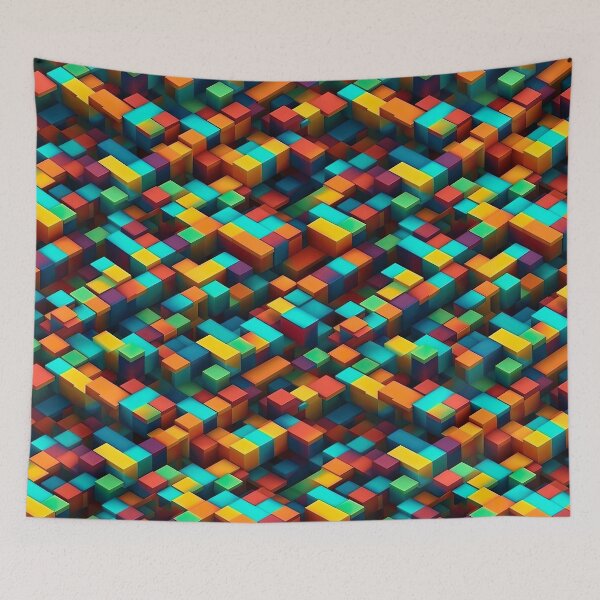 Item preview, Hard colour blocks designed and sold by Psy-Dye-AI.