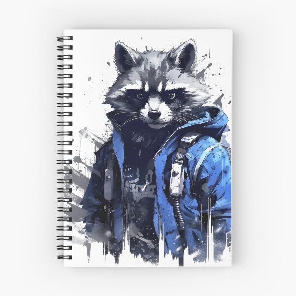 Item preview, CyberCoon: Raccoon in Cyberpunk Style designed and sold by Blackstylez.