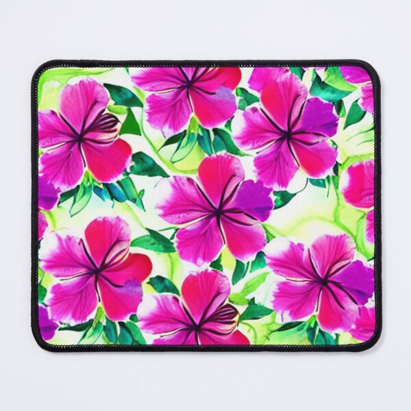 Item preview, Abstract Pink Hibiscus on Green designed and sold by calibrit.