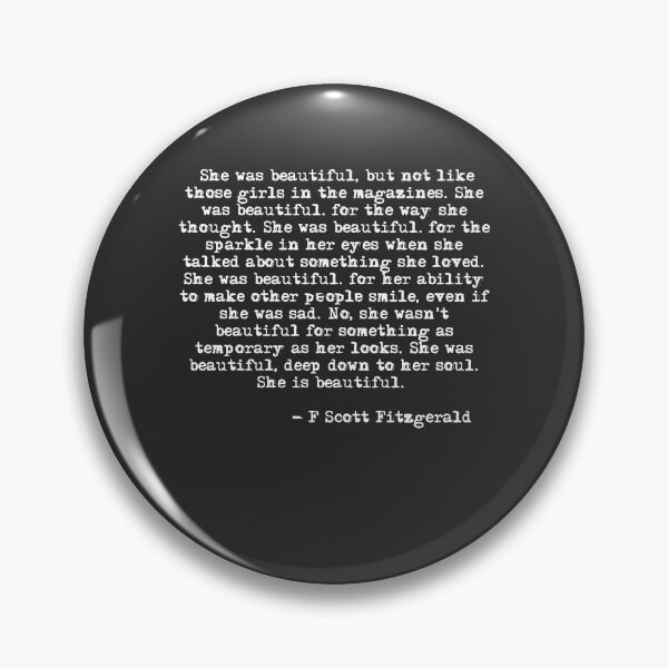 Item preview, She Was Beautiful F Scott Fitzgerald  designed and sold by taralonda5c.