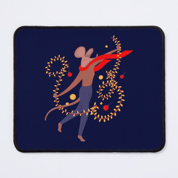 Item preview, Lady mouse dancing with the Christmas lights designed and sold by IULIART.