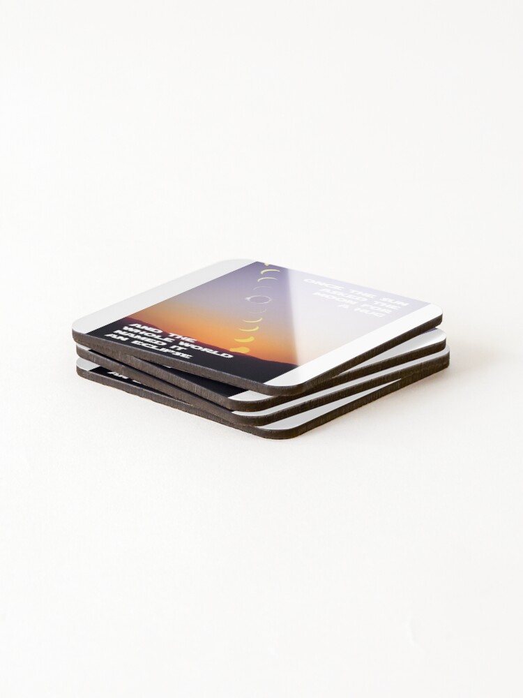 Thumbnail 4 of 5, Coasters (Set of 4), What is eclipse ? designed and sold by JSRCSRS.