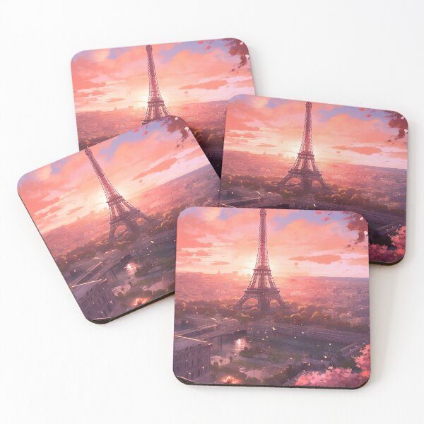 Item preview, Paris Eiffel Tower Panorama View designed and sold by AquarelleAvenue.