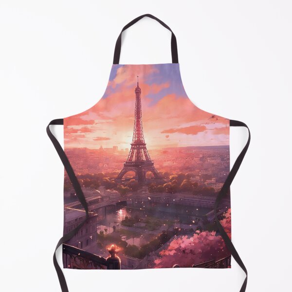 Item preview, Paris Eiffel Tower Panorama View designed and sold by AquarelleAvenue.