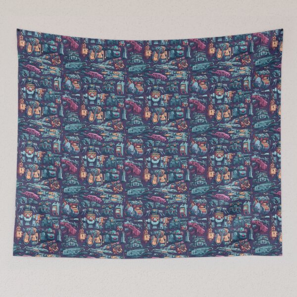 Item preview, Seamless Anime Style Pattern designed and sold by xplorecolour.