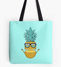 Pineapple Summer Sunglasses Tote Bag
