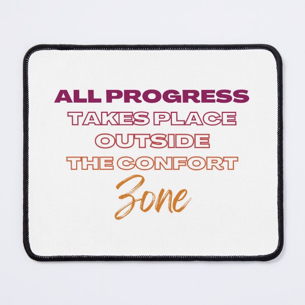 Item preview, all progress takes place outside the comfort zone designed and sold by artprintschabab.