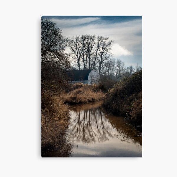 Item preview, White barn, Nisqually National Wildlifee Refuge designed and sold by Harv Churchill.