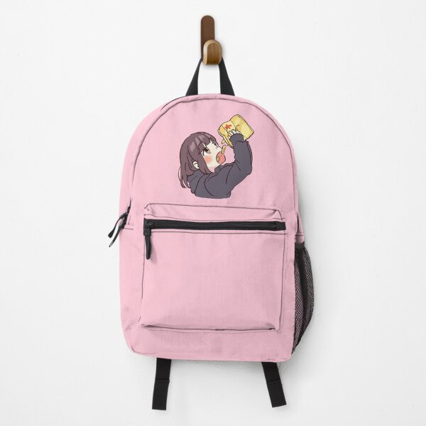 Item preview, I draw cute anime girl eating chips / Menhera Shoujo Kurumi-chan designed and sold by RansRoom.