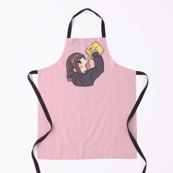 Item preview, I draw cute anime girl eating chips / Menhera Shoujo Kurumi-chan designed and sold by RansRoom.