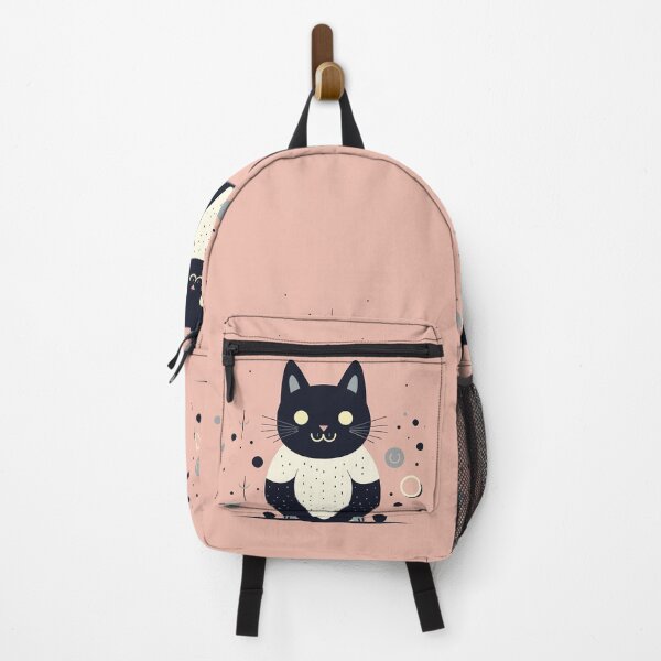 Item preview, Minimal Cat with Bohemian abstract shapes designed and sold by EmeraldeaArt.