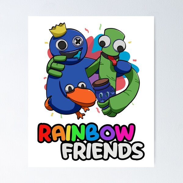 rainbow friends game Poster for Sale by lara-kli