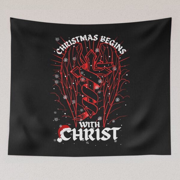 Item preview, Christmas begins with Christ  designed and sold by AlfredaOsinski.