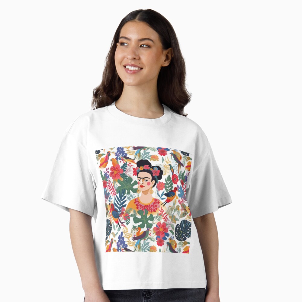 Camiseta esencial for Sale con la obra «Patrón Frida Kahlo» de