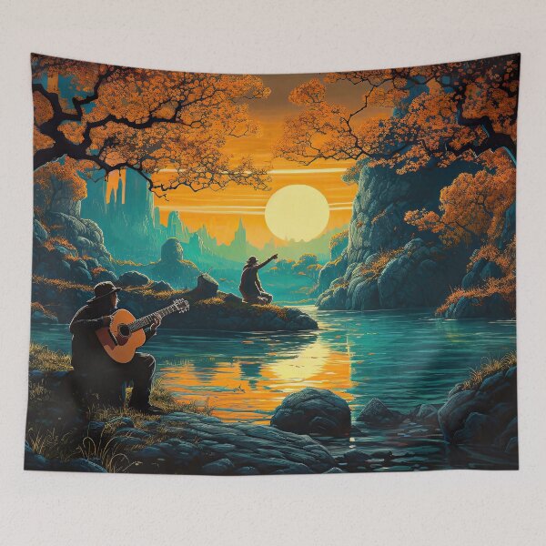 Item preview, Me and my guitar-guitarist-guitar player-music-band-instrument-love-electric designed and sold by Hermossa-Art.