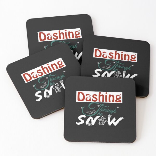 Item preview, Christmas dashing through the snow designed and sold by AlfredaOsinski.