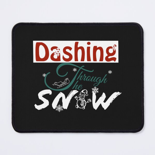 Item preview, Christmas dashing through the snow designed and sold by AlfredaOsinski.
