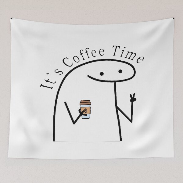 Item preview, Flork sticker flork coffee time flork Essential designed and sold by amralbahri.