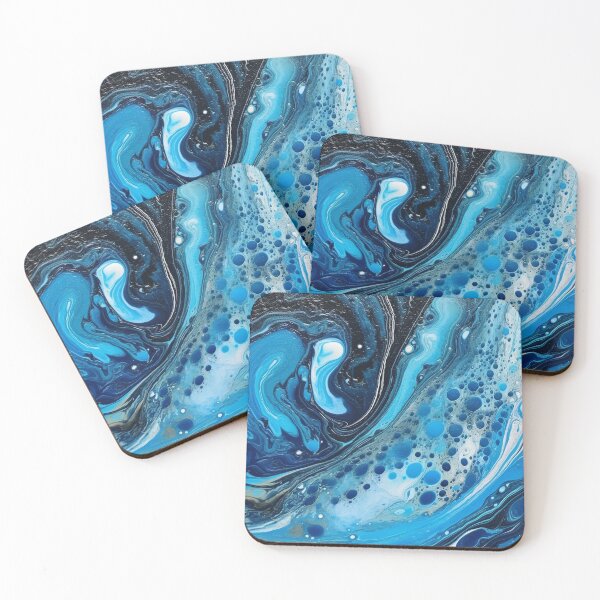Item preview, Serene Cascade Chromatic Flow designed and sold by Paintings By Simon .