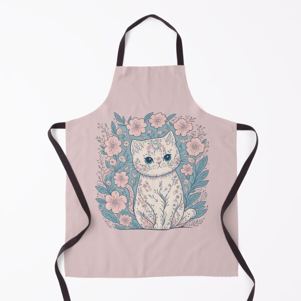 Item preview, Cat and Flower Harmony designed and sold by pigipeach.