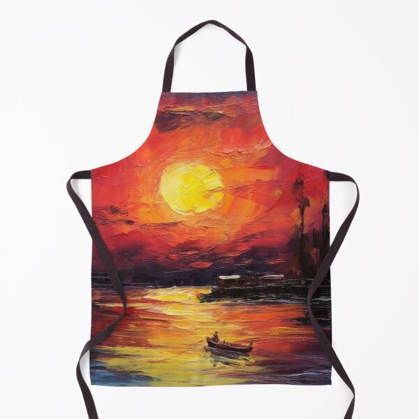 Aperçu de l'œuvre Twilight Serenade Impasto Visions créée et vendue par Paintings By Simon .