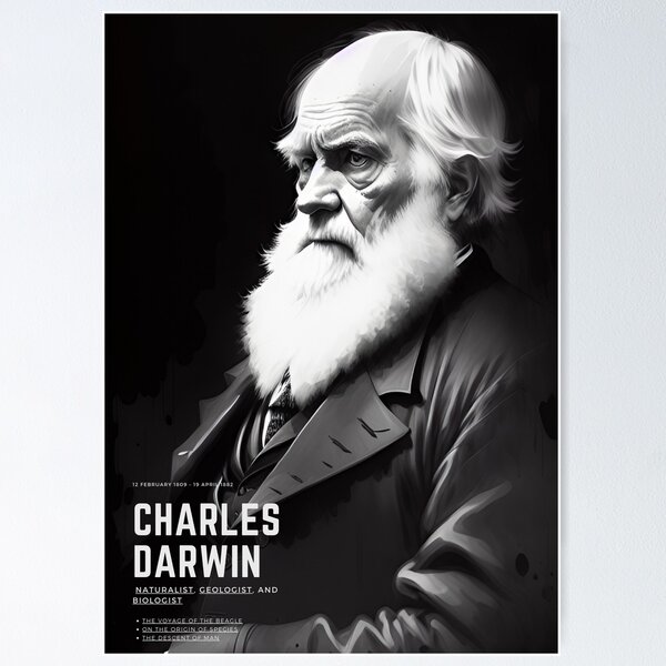 Item preview, Charles Darwin von CallisC Arts designed and sold by CallisC-Arts.