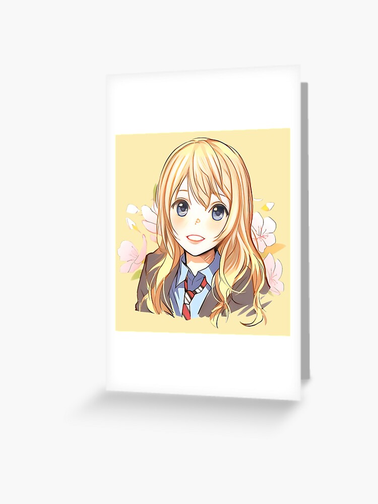 Shigatsu Wa Kimi No Uso - Kaori Greeting Card for Sale by