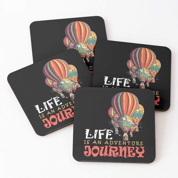 Item preview, Hot air balloons. Life is an adventure - Journey designed and sold by InstaCreatives.