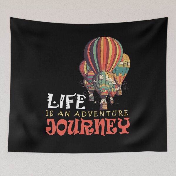 Item preview, Hot air balloons. Life is an adventure - Journey designed and sold by InstaCreatives.