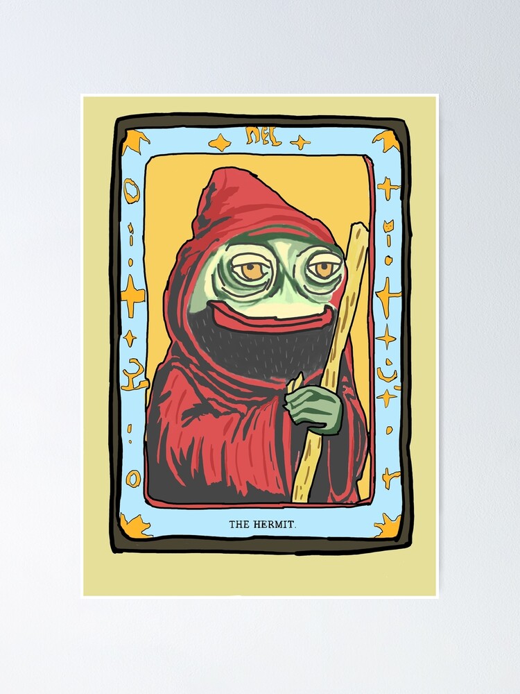 Pepe the frog tarot card