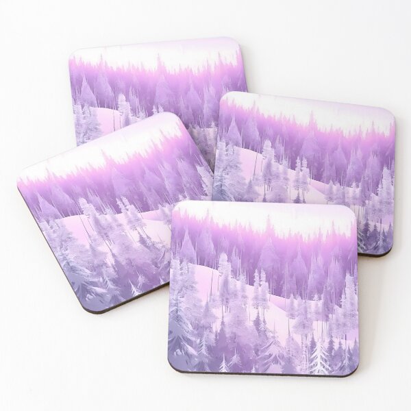 Item preview,  Aesthetic Paste Purple and Pink snow mountain designed and sold by LUEE-Design.
