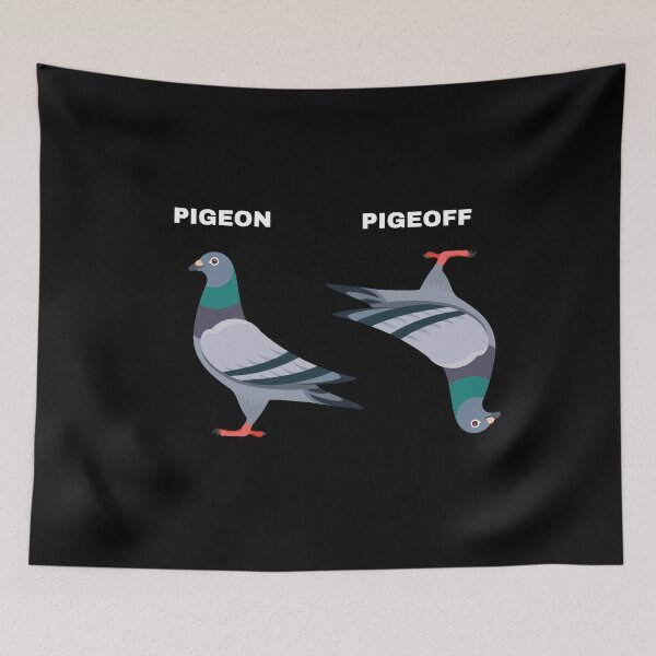 Item preview, PigeON PigeOFF Pigeon Funny designed and sold by MooonTees.