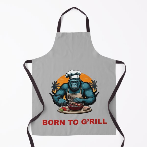 Item preview, Born to G'rill BBQ Master Fun Pun designed and sold by taiche.