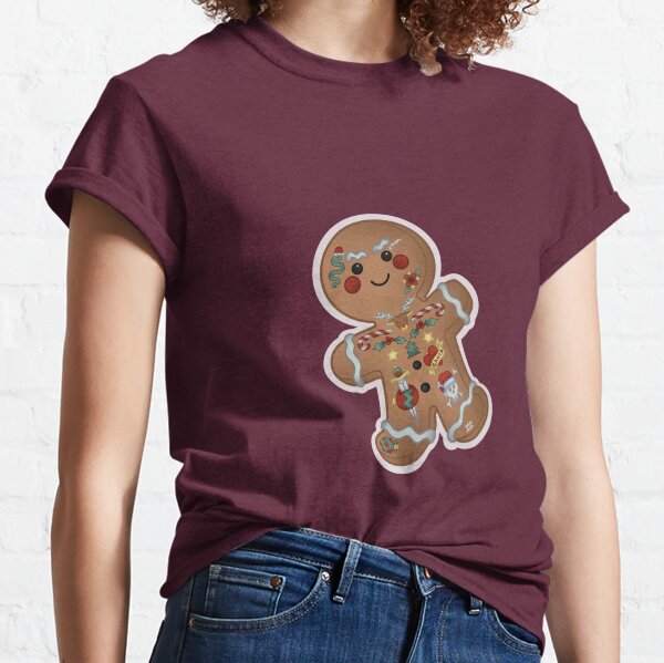 Tattoo Gingerbread Man Classic T-Shirt