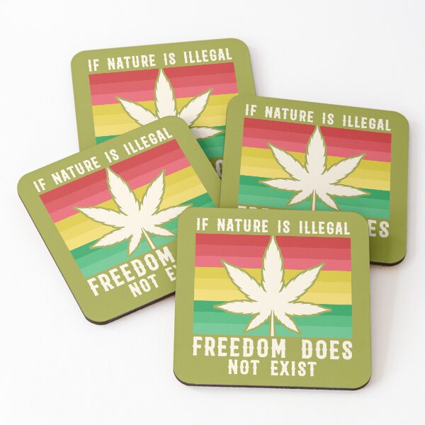Item preview, Nature Is Not Illegal - Canabis Weed Design designed and sold by FrescoDesign.
