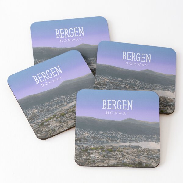 Item preview, Bergen, Norway (Aerial View) designed and sold by JingleSnitch.