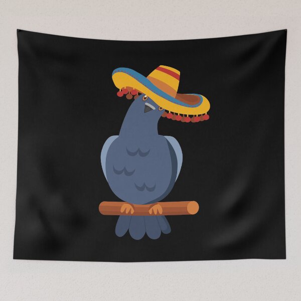 Item preview, Mexico Hat Dove Pigeons Funny designed and sold by MooonTees.