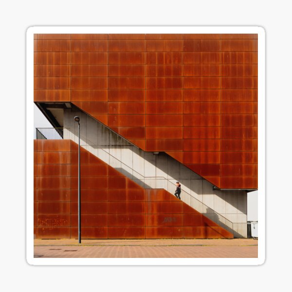 Rusty Block - Building Facade Sticker