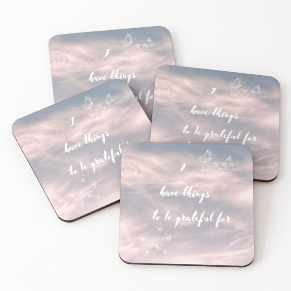 Item preview, I have things to be grateful for - pink-ish and white designed and sold by Merethe Soltvedt.