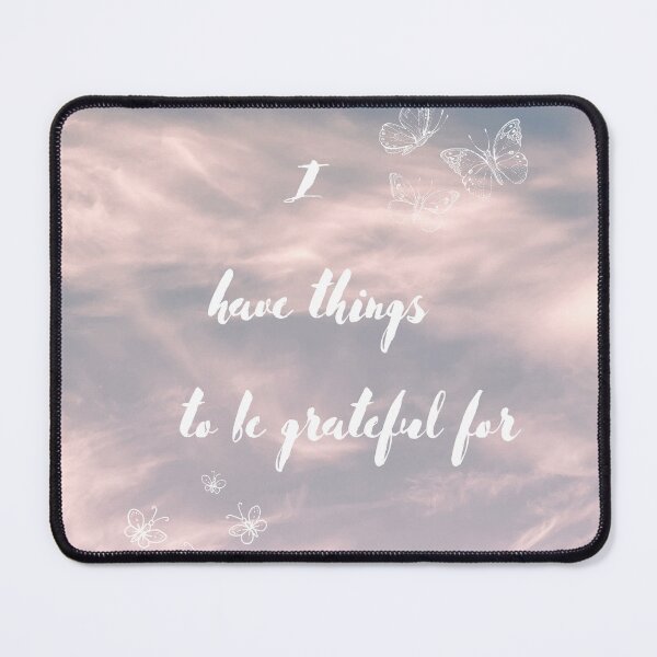 Item preview, I have things to be grateful for - pink-ish and white designed and sold by Merethe Soltvedt.